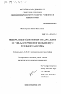 Нигматулина, Елена Николаевна. Минералогия техногенных парабазальтов из горелых терриконов Челябинского угольного бассейна: дис. кандидат геолого-минералогических наук: 04.00.20 - Минералогия, кристаллография. Новосибирск. 1999. 213 с.