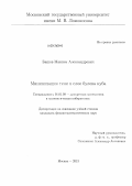 Башов, Максим Александрович. Минимизация тени в слое булева куба: дис. кандидат наук: 01.01.09 - Дискретная математика и математическая кибернетика. Москва. 2013. 73 с.