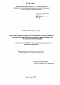 Победаш, Павел Николаевич. Модели оптимального управления для поддержки принятия решений при оценке эффективности реальных инвестиций: дис. кандидат физико-математических наук: 05.13.01 - Системный анализ, управление и обработка информации (по отраслям). Красноярск. 2006. 212 с.