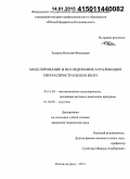 Тодоров, Николай Федорович. Моделирование и исследование аурализации при распространении волн: дис. кандидат наук: 05.13.18 - Математическое моделирование, численные методы и комплексы программ. Ростов-на-Дону. 2014. 162 с.