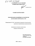 Чудный, Андрей Юрьевич. Моделирование нелинейных характеристик для текущего контроля в АСУТП: дис. кандидат технических наук: 05.13.06 - Автоматизация и управление технологическими процессами и производствами (по отраслям). Орел. 2004. 195 с.