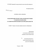 Куприна, Елена Юрьевна. Моделирование профессиональной подготовки студентов-музыкантов к сотворческой исполнительской деятельности: дис. кандидат педагогических наук: 13.00.08 - Теория и методика профессионального образования. Тольятти. 2008. 264 с.