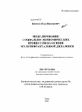 Цветков, Илья Викторович. Моделирование социально-экономических процессов на основе мультифрактальной динамики: дис. доктор технических наук: 05.13.10 - Управление в социальных и экономических системах. Тверь. 2011. 229 с.