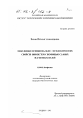 Белова, Наталья Александровна. Модуляция функционально-метаболических свойств биосистем с помощью слабых магнитных полей: дис. кандидат биологических наук: 03.00.02 - Биофизика. Пущино. 2001. 93 с.