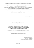 Баязитов Айрат Мансурович. Молекулярно-динамическое моделирование сверхзвуковых N-краудионов в металлах: дис. кандидат наук: 00.00.00 - Другие cпециальности. ФГБОУ ВО «Алтайский государственный университет». 2024. 103 с.