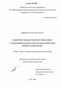 Абрамович, Светлана Вячеславовна. Мониторинг личностно-профессионального становления будущего учителя в педагогическом процессе педколледжа: дис. кандидат педагогических наук: 13.00.08 - Теория и методика профессионального образования. Чита. 2006. 215 с.