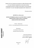 Долгих, Ольга Васильевна. Морфо-функциональная характеристика гладкой мышечной ткани матки в различные физиологические периоды: дис. кандидат биологических наук: 03.03.01 - Физиология. Архангельск. 2013. 158 с.