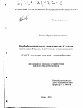 Титова, Марина Александровна. Морфофункциональная характеристика С-клеток щитовидной железы в онтогенезе и эксперименте: дис. кандидат биологических наук: 03.00.25 - Гистология, цитология, клеточная биология. Казань. 2003. 152 с.