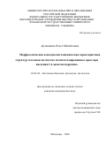 Арлашкина Ольга Михайловна. Морфологическая и иммуногистохимическая характеристика структур селезенки потомства спленэктомированных крыс при введении 1,2-диметилгидразина: дис. кандидат наук: 03.03.04 - Клеточная биология, цитология, гистология. ФГБОУ ВО «Оренбургский государственный медицинский университет» Министерства здравоохранения Российской Федерации. 2021. 183 с.