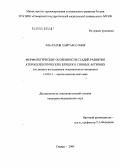 Эль-Хатиб, Хайтам Самир. Морфологические особенности стадий развития атеросклеротических бляшек в сонных артериях (по данным исследования операционного материала): дис. кандидат медицинских наук: 14.00.15 - Патологическая анатомия. Саратов. 2005. 140 с.