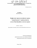 Егорова, Вера Николаевна. Морфология черепа мезозойских черепах "макробэнидного" уровня развития и место Macrobaenidae в системе черепах: дис. кандидат биологических наук: 03.00.08 - Зоология. Москва. 2004. 197 с.