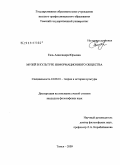 Гиль, Александра Юрьевна. Музей в культуре информационного общества: дис. кандидат философских наук: 24.00.01 - Теория и история культуры. Томск. 2009. 176 с.