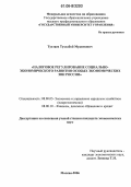 Тухтаев, Тухтабой Мукимович. Налоговое регулирование социально-экономического развития особых экономических зон России: дис. кандидат экономических наук: 08.00.05 - Экономика и управление народным хозяйством: теория управления экономическими системами; макроэкономика; экономика, организация и управление предприятиями, отраслями, комплексами; управление инновациями; региональная экономика; логистика; экономика труда. Москва. 2006. 154 с.