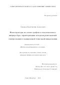 Симонов Константин Алексеевич. Наноструктуры на основе графена и гексагонального нитрида бора: характеризация методами рентгеновской спектроскопии и сканирующей туннельной микроскопии: дис. кандидат наук: 01.04.07 - Физика конденсированного состояния. ФГБОУ ВО «Санкт-Петербургский государственный университет». 2016. 147 с.