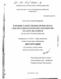 Гамзатова, Гульпери Кадыровна. Народные художественные промыслы как средство развития творческих способностей младших школьников: На материале Республики Дагестан: дис. кандидат педагогических наук: 13.00.01 - Общая педагогика, история педагогики и образования. Махачкала. 2000. 197 с.