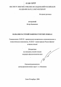 Бродский, Игорь Вадимович. Названия растений в финно-угорских языках: На материале прибалтийско-финских и коми языков: дис. кандидат филологических наук: 10.02.02 - Языки народов Российской Федерации (с указанием конкретного языка или языковой семьи). Санкт-Петербург. 2006. 311 с.