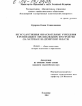 Купреева, Елена Станиславовна. Негосударственные образовательные учреждения в региональном образовательном пространстве: На материале Владимирской области: дис. кандидат педагогических наук: 13.00.01 - Общая педагогика, история педагогики и образования. Владимир. 2004. 217 с.