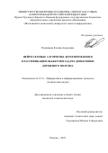 Полянцева Ксения Андреевна. Нейро-сетевые алгоритмы детектирования и классификации объектов в задаче дефектовки дорожного полотна: дис. кандидат наук: 00.00.00 - Другие cпециальности. ФГБОУ ВО «Пензенский государственный университет». 2023. 169 с.