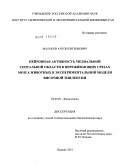 Мальков, Антон Евгеньевич. Нейронная активность медиальной септальной области в переживающих срезах мозга животных в экспериментальной модели височной эпилепсии: дис. кандидат биологических наук: 03.03.01 - Физиология. Пущино. 2011. 129 с.