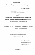 Ерофеев, Андрей Николаевич. Нейросетевое моделирование процессов принятия решений в системе лазерного оптико-акустического анализа сложных газовых смесей: дис. кандидат технических наук: 05.13.18 - Математическое моделирование, численные методы и комплексы программ. Воронеж. 2007. 136 с.