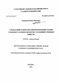 Ганцовский, Павел Иванович. О показаниях к интраокулярной коррекции афакии у больных сахарным диабетом с различной степенью тяжести: дис. кандидат медицинских наук: 14.00.08 - Глазные болезни. Москва. 2004. 156 с.