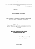 Большакова, Юлия Александровна. Обеспечение устойчивого развития социальной инфраструктуры сельских территорий: дис. кандидат наук: 08.00.05 - Экономика и управление народным хозяйством: теория управления экономическими системами; макроэкономика; экономика, организация и управление предприятиями, отраслями, комплексами; управление инновациями; региональная экономика; логистика; экономика труда. Княгинино. 2014. 176 с.