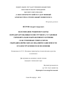 Петров Андрей Андреевич. Обоснование режимов работы породоразрушающего инструмента установки горизонтально направленного бурения со встроенным генератором гидродинамических колебаний в зависимости от конструктивного исполнения: дис. кандидат наук: 00.00.00 - Другие cпециальности. ФГБОУ ВО «Санкт-Петербургский государственный архитектурно-строительный университет». 2023. 150 с.