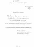 Шишков, Илья Иванович. Обработка и формирование растровых изображений в автоматизированных контролирующих системах: дис. кандидат технических наук: 05.13.06 - Автоматизация и управление технологическими процессами и производствами (по отраслям). Орел. 2012. 160 с.