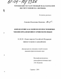 Лёшкина, Валентина Ивановна. Определение как один из второстепенных членов предложения в эрзянском языке: дис. кандидат филологических наук: 10.02.02 - Языки народов Российской Федерации (с указанием конкретного языка или языковой семьи). Саранск. 2004. 146 с.