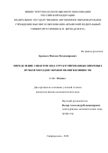 Брецько Михаил Владимирович. Определение спектров мод структурированных вихревых пучков методом моментов интенсивности: дис. кандидат наук: 00.00.00 - Другие cпециальности. ФГАОУ ВО «Самарский национальный исследовательский университет имени академика С.П. Королева». 2022. 142 с.