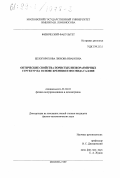 Белогорохова, Любовь Ивановна. Оптические свойства пористых низкоразмерных структур на основе кремния и фосфида галлия: дис. кандидат физико-математических наук: 01.04.10 - Физика полупроводников. Москва. 1999. 121 с.