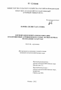 Вафина, Лилия Талгатовна. Оптимизация минерального питания козлятниковых агроценозов на серых лесных почвах Республики Татарстан: дис. кандидат сельскохозяйственных наук: 06.01.04 - Агрохимия. Казань. 2012. 192 с.