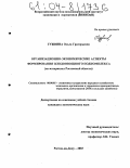 Гужвина, Ольга Григорьевна. Организационно-экономические аспекты формирования плодоовощного подкомплекса: На материалах Ростовской области: дис. кандидат экономических наук: 08.00.05 - Экономика и управление народным хозяйством: теория управления экономическими системами; макроэкономика; экономика, организация и управление предприятиями, отраслями, комплексами; управление инновациями; региональная экономика; логистика; экономика труда. Ростов-на-Дону. 2003. 160 с.