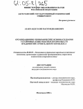 Азаев, Абдулазиз Магомеднабиевич. Организационно-экономические основы создания устойчивых конкурентных преимуществ предприятий строительного комплекса: дис. кандидат экономических наук: 08.00.05 - Экономика и управление народным хозяйством: теория управления экономическими системами; макроэкономика; экономика, организация и управление предприятиями, отраслями, комплексами; управление инновациями; региональная экономика; логистика; экономика труда. Махачкала. 2004. 126 с.