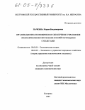 Пачкина, Мария Владимировна. Организационно-экономическое обеспечение управления экономическими системами и хозяйствующими субъектами: дис. кандидат экономических наук: 08.00.01 - Экономическая теория. Кострома. 2005. 157 с.