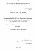 Шурыгина, Юлия Александровна. Организация профессионально-ориентированной исследовательской деятельности как фактор профессионального становления студентов педагогического вуза: дис. кандидат педагогических наук: 13.00.08 - Теория и методика профессионального образования. Пенза. 2011. 279 с.