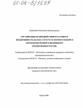 Орешкович, Екатерина Владиславовна. Организация взаимодействия властных и предпринимательских структур в формирующейся системе ипотечного жилищного кредитования России: дис. кандидат экономических наук: 08.00.05 - Экономика и управление народным хозяйством: теория управления экономическими системами; макроэкономика; экономика, организация и управление предприятиями, отраслями, комплексами; управление инновациями; региональная экономика; логистика; экономика труда. Киров. 2003. 269 с.