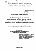 Кромский, Анатолий Семенович. Особенности роста, развития и формирования мясной продуктивности молодняка свиней крупной белой породы при разных технологиях кормления и содержания: дис. кандидат сельскохозяйственных наук: 06.02.04 - Частная зоотехния, технология производства продуктов животноводства. Оренбург. 2005. 123 с.