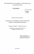 Нусратуллин, Ильшат Вилович. Особенности становления системы социальной защиты в транзитивной экономике: дис. кандидат экономических наук: 08.00.01 - Экономическая теория. Уфа. 2006. 182 с.