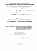 Косовцев, Владимир Владимирович. Оценка экономического риска при выборе газодобывающего проекта Восточной Сибири: дис. кандидат экономических наук: 08.00.05 - Экономика и управление народным хозяйством: теория управления экономическими системами; макроэкономика; экономика, организация и управление предприятиями, отраслями, комплексами; управление инновациями; региональная экономика; логистика; экономика труда. Санкт-Петербург. 2011. 250 с.