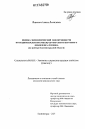 Маркевич, Анжела Леонидовна. Оценка экономической эффективности функционирования объектов морского портового комплекса региона: на примере Калининградской области: дис. кандидат экономических наук: 08.00.05 - Экономика и управление народным хозяйством: теория управления экономическими системами; макроэкономика; экономика, организация и управление предприятиями, отраслями, комплексами; управление инновациями; региональная экономика; логистика; экономика труда. Калининград. 2007. 148 с.