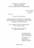 Тридворнов, Александр Васильевич. Оценка природного, техногенного и комплексного рисков территориально-промышленных образований: на примере Красноярского края: дис. кандидат технических наук: 05.11.13 - Приборы и методы контроля природной среды, веществ, материалов и изделий. Красноярск. 2008. 201 с.