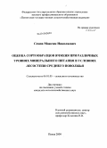 Семов, Максим Николаевич. Оценка сортообразцов ячменя при различных уровнях минерального питания в условиях лесостепи среднего Поволжья: дис. кандидат сельскохозяйственных наук: 06.01.05 - Селекция и семеноводство. Пенза. 2009. 117 с.