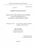 Демирский, Александр Анатольевич. Оценка структурной сложности программных средств в промышленности на ранних стадиях жизненного цикла: дис. кандидат технических наук: 05.13.01 - Системный анализ, управление и обработка информации (по отраслям). Тверь. 2009. 161 с.