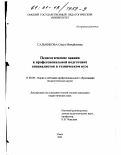 Сальникова, Ольга Михайловна. Педагогические знания в профессиональной подготовке специалистов в техническом вузе: дис. кандидат педагогических наук: 13.00.08 - Теория и методика профессионального образования. Омск. 2001. 190 с.