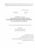 Половинко, Эльза Рифовна. Педагогическое обеспечение развития музыкальных способностей младших школьников средствами дидактической игры: дис. кандидат наук: 13.00.01 - Общая педагогика, история педагогики и образования. Уфа. 2014. 242 с.