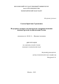 Сычева Кристина Германовна. Поддержка экспорта как инструмент совершенствования внешнеторговой специализации России: дис. кандидат наук: 08.00.14 - Мировая экономика. ФГБОУ ВО «Московский государственный университет имени М.В. Ломоносова». 2021. 144 с.