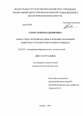 Серова, Юлия Владимировна. Поиск средств профилактики и лечения отравлений животных тетраметилтиурамдисульфидом: дис. кандидат наук: 06.02.03 - Звероводство и охотоведение. Казань. 2013. 139 с.