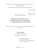 Орлова Нелли Николаевна. Повышение эффективности труда научно-педагогических работников в условиях цифровых трансформаций: дис. кандидат наук: 08.00.05 - Экономика и управление народным хозяйством: теория управления экономическими системами; макроэкономика; экономика, организация и управление предприятиями, отраслями, комплексами; управление инновациями; региональная экономика; логистика; экономика труда. ФГАОУ ВО «Крымский федеральный университет имени В.И. Вернадского». 2022. 219 с.