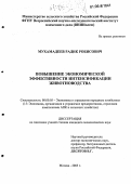 Мухамадеев, Радик Робисович. Повышение экономической эффективности интенсификации животноводства: дис. кандидат экономических наук: 08.00.05 - Экономика и управление народным хозяйством: теория управления экономическими системами; макроэкономика; экономика, организация и управление предприятиями, отраслями, комплексами; управление инновациями; региональная экономика; логистика; экономика труда. Москва. 2005. 168 с.